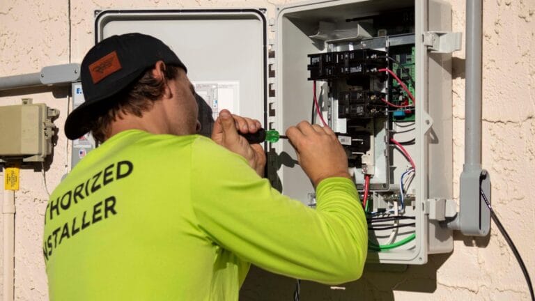 a man electrician, Electrical Panel Upgrades for Older Homes